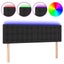 Queen Size Led Headboard Black 144x5x78/88 Cm Faux Leather Toxoibx Carousel 6