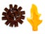®™DUPLO - Brown Round 2 x 2 Radiating Bars, Trans-Orange Flame ~Retired 2021~ Carousel 3