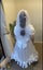 White dress for 1st Holy Communion weddings. Comes with veil. Carousel 2