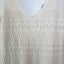 Cream cotton lace knit dress Carousel 3