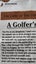 ~" A Golfer's Prayer New Zealand Pure Linen Vintage Tea Towel "~ Carousel 2