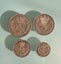 1865 Queen Victoria Young Head Silver Maundy Coin Set Carousel 1