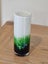 Superb Green with White Art Glass Vase Carousel 9
