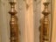 PAIR OF OUTSTANDING & RARE OLD ANTIQUE SOLID CAST BRASS EXTRA-TALL CANDLEHOLDERS Carousel 4