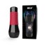 Masturbator USB Rechargeable multi-frequency Black Red Carousel 12