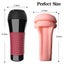 Masturbator USB Rechargeable multi-frequency Black Red Carousel 15