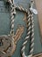 Antique Sterling Silver Pocket Watch Chain Carousel 4
