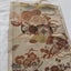 Vintage Woven Japanese Silk Obi Decorative Fabric Piece Cranes Sakura Blossoms Carousel 17