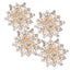 crystal buckle hollow crystal buckle crystal flower buckle clothing accessories Carousel 4