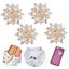 crystal buckle hollow crystal buckle crystal flower buckle clothing accessories Carousel 6