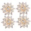 crystal buckle hollow crystal buckle crystal flower buckle clothing accessories Carousel 8