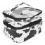 makeup bag storage cosmetic bag Cosmetic Bag Double Layer Large Capacity Cow Carousel 5