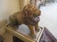 Antique Stone Lion and Lioness Carousel 6