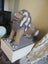Antique Stone Lion and Lioness Carousel 9