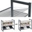3 Tier Metal Shoe Rack Carousel 7