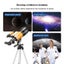 High-Definition Stargazing Refracting Astronomical Telescope Black Yellow Carousel 6
