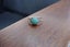 Ring | Green Turquoise | 8.8mm round | sizeP | 925 Silver #772 Carousel 4