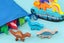 Stacking Dinosaur Toys Toddler Wooden Game Great Sensory Block Toys Carousel 6