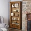 French Rustic Solid Oak Tall Bookcase (Oak Furniture Store) Carousel 4