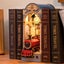 Robotime Rolife Time Travel DIY Book Nook Shelf Insert TGB04 Carousel 4