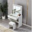 "York' LED Light Dressing Table and Stool Carousel 3