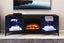 'Dante' Black RGB LED Lighting TV Unit With Electric Fireplace Carousel 1