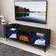 'Dante' Black RGB LED Lighting TV Unit With Electric Fireplace Carousel 2