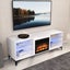 'Dante' RGB LED Lighting TV Unit With Electric Fireplace Carousel 3