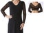 BLACK - 1 x Arm Sleeves / Modesty Sleeves / Sheer Undertop Size 10-12 Carousel 2