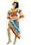 Dance Costume for TWEENS - Rumba / Latin American Costume - Suit age 9-14 Carousel 1