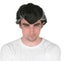 Vampire Wig / Dracula Wig - Black & white wig - Halloween Costume Wig Carousel 1