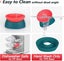 2Pcs Cat Bowls Elevated Cat Food Bowl Adjustable Cat Dish Anti-Slip and Anti-... Carousel 13