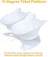 Anti Vomiting Cat Bowls - Elevated Tilted 15o Cat Food Bowl, Raised Plastic C... Carousel 6