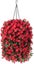 Artificial Fake Hanging Flowers Plants with Basket for Outdoor, Orange Faux S... Carousel 1