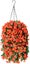 Artificial Fake Hanging Flowers Plants with Basket for Outdoor, Orange Faux S... Carousel 3