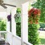 Artificial Fake Hanging Flowers Plants with Basket for Outdoor, Orange Faux S... Carousel 4