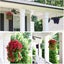 Artificial Fake Hanging Flowers Plants with Basket for Outdoor, Orange Faux S... Carousel 5