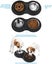 BurgeonNest Dog Bowl Slow Feeder,4 in 1 Dog Food and Water Bowl with Stand Sl... Carousel 6