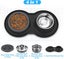 BurgeonNest Dog Bowl Slow Feeder,4 in 1 Dog Food and Water Bowl with Stand Sl... Carousel 10
