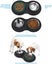 BurgeonNest Dog Bowl Slow Feeder,4 in 1 Dog Food and Water Bowl with Stand Sl... Carousel 19
