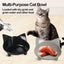 Cat Food Bowl, Anti-Skid Base, Non-Toxic Material, Dishwasher Safe, 14.5cm Di... Carousel 14