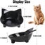 Cat Food Bowls, Non-Slip, Safe Food-Grade Melamine, Anti-Skid Base, Shallow D... Carousel 4