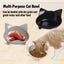 Cat Food Bowls, Non-Slip, Safe Food-Grade Melamine, Anti-Skid Base, Shallow D... Carousel 7