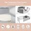Cat Food Water Bowl Set - Raised Cat Bowls with Non Slip Stand - Elevated Pup... Carousel 11