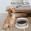 Cat Food Water Bowl Set - Raised Cat Bowls with Non Slip Stand - Elevated Pup... Carousel 13