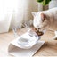 Elevated Cat Bowls with Raised Stand, Pet Food Water Feeder Bowl, 15o Tilted ... Carousel 10