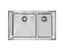721x446mm Double Bowl Sink Stainless Steel 400+250 Carousel 3