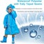 Kids Rain Wear,3D Cartoon Children Toddler Raincoat Jacket Poncho for Boy Girl Carousel 4