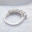 NeeTim 5mm 6.5mm Full Moissanite Ring for Women S Sterling Sier Eternity Spar... Carousel 4