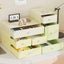 Storage Box Green 20X10x10cm Desktop Stackable Organiser For Office Storage Boxe Carousel 4